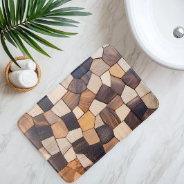 Imitation Holzkacheln Badematte