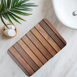 Imitation Holzlatte Badematte