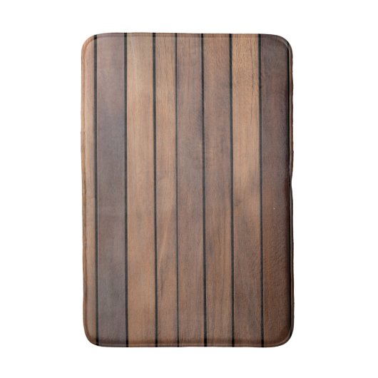 Imitation Holzlatte Badematte (Vorderseite Vertikal)