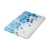 Imitation - Kieselweg unter Wasser Badematte (Schrägansicht)