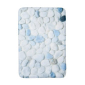 Imitation - Kieselweg unter Wasser Badematte (Vorderseite Vertikal)