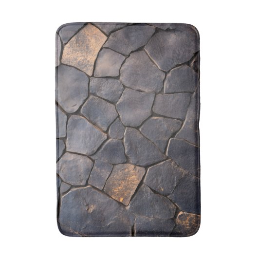 Imitation Lava Rock Badematte (Vorderseite Vertikal)