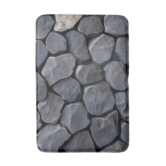 Imitation Lava Rock Badematte (Vorderseite Vertikal)