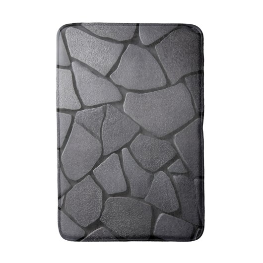 Imitation Lava Rock Badematte (Vorderseite Vertikal)