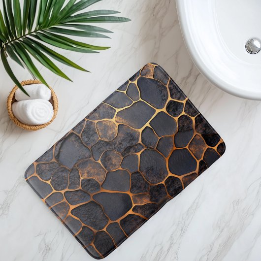 Imitation Lava Rock Badematte