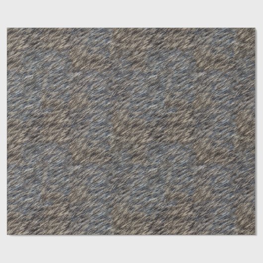 Imitatpelz Geschenkpapier (Flach)