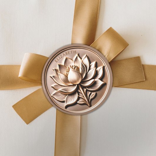 Imitats 3D Antique Goldenes Paradies für Kletterhe Runder Aufkleber