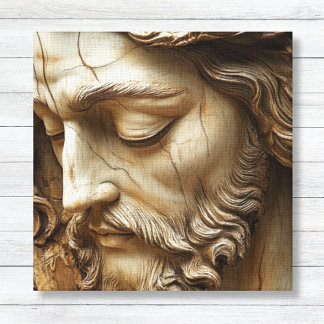 Imitats 3D-Wetterstein Jesus Canvas drucken Leinwanddruck