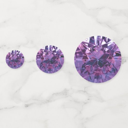 Imitats Alexandrite Diamond Gemstone Konfetti (Rückseiten)