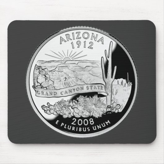 Imitats Arizona Staat Quarter Grand Canyon Staat Mousepad (Vorne)
