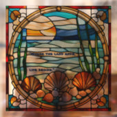 Imitats aus festem Glas, individuell anpassbares S Fensteraufkleber (Blatt 2)