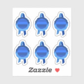 Imitats Award/Certificate Siegel Ribbons (Blue Sch Aufkleber (Blatt)