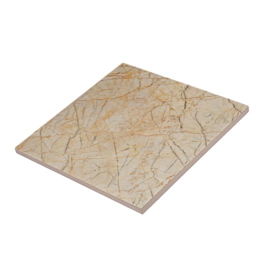 Imitats Beige Braun Marmor Stone Keramik Tile Fliese (Seite)