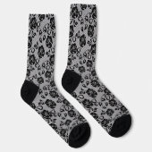 Imitats Black Lace Fishnet Socks Romantische Socken (Rechts)