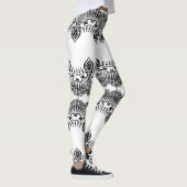 Imitats Black Lace Fishnet White Leggings (Rechts)