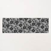 Imitats Black Lace Fishnet Yoga Mat Yogamatte (Rückseite (Horizontal))