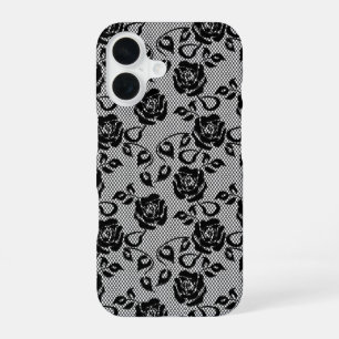 Imitats Black Lace iPhone Case 16 Hülle
