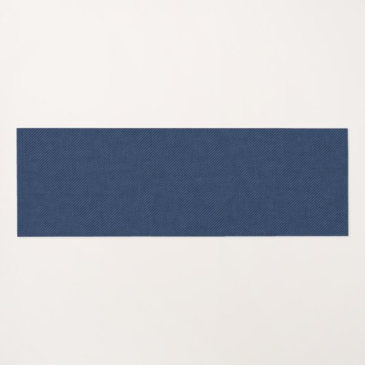 Imitats Blue Jeans Fabric Yoga Mat Yogamatte (Rückseite (Horizontal))