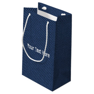 Imitats Blue Jeans Gif Bag Benutzerdefinierter Tex Kleine Geschenktüte