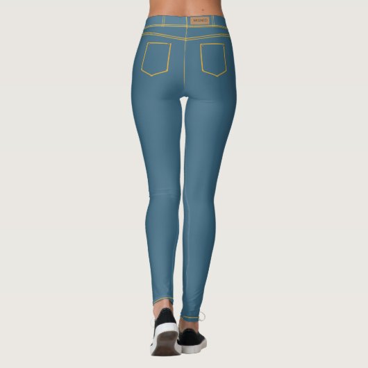 Imitats Blue Jeans Leggings "MIGNED" (Rückseite)