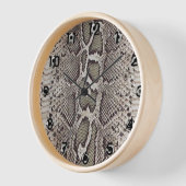 Imitats Boa Constrictor Snakeskin Wanduhr (Winkel)