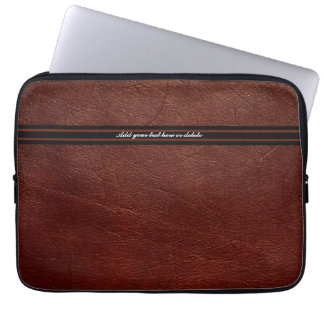 Imitats Brown Leather Sleeve - Anpassen