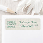 Imitats Cross-Stitch Zuhause Sweet Zuhause Green R (Insitu)