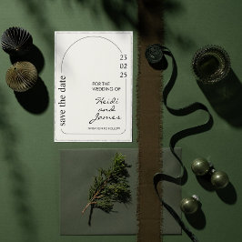 Imitats Deckle Edge Paper qr Code Foto Einladungen