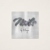 Imitats Diamonds Holographic Nails Business Card (Vorderseite)