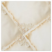 Imitats Ecru Lace Boxes Fabric Stoff (Muster)