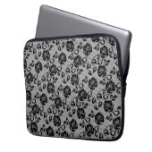 Imitats Fishnet Black Lace Laptop Sleeve (Vorderseite Links)