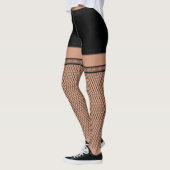 Imitats Fishnet Strumpfs Black Lingerie Kostüm Leggings (Links)