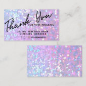 Imitats funkeln dank Discount-Karte Visitenkarte (Vorne/Hinten)