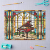 Imitats Glass Grand Piano für Decoupage Craft Seidenpapier (Basteln)