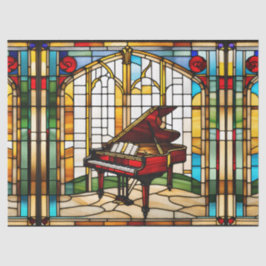 Imitats Glass Grand Piano für Decoupage Craft Seidenpapier