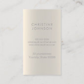 Imitats Glitzer Dahlia Juwel Design Visitenkarte (Rückseite)