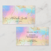 IMITATS Glitzer Details über IMITATE irisierende F Visitenkarte (Vorne/Hinten)