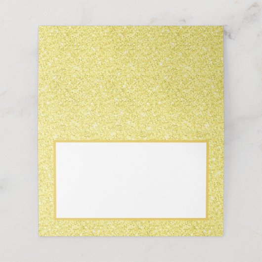 Imitats Glitzer Platzkarte (Außenseite Aufgefaltet)