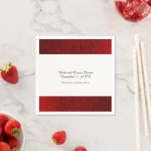 Imitats Glitzer Ruby Red Serviette (Beispiel)