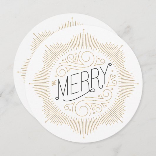 Imitats Glitzer Snowflake Feriengrüße Karte (Vorne/Hinten)