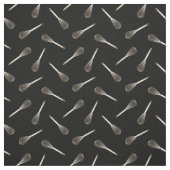 Imitats Gold & Black Kitchen Whisk Muster Stoff (Muster)