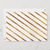 Imitats Gold Black Mr Onederful Birthday Einladung (Rückseite)