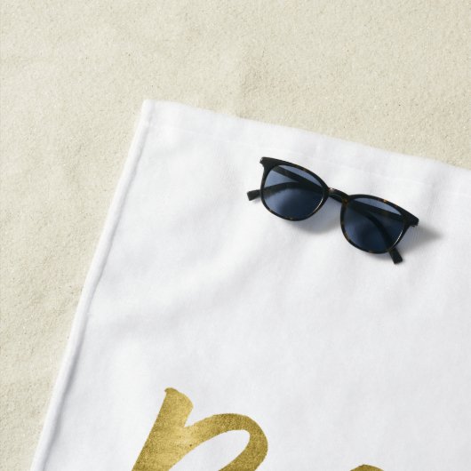 Imitats Gold Bride Team Beach Handtuch (Beispiel)