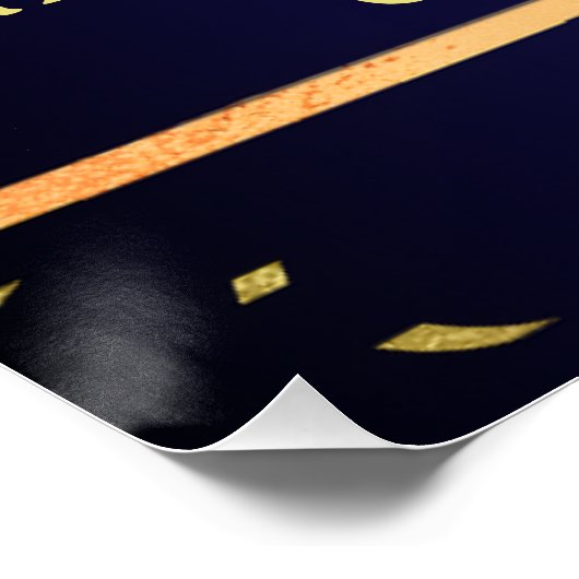 Imitats Gold Confetti Pharmacy Appreciations Poste Poster (Ecke)