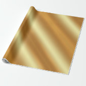 Imitats Gold Einfache Vorlage Frohe Weihnachtsgesc Geschenkpapier (Ungerollt)