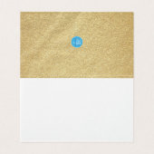 Imitats Gold Foil - ein Geschenk für Sie (Innenseite Aufgefaltet)