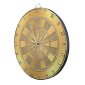 Imitats Gold Foil Metallic Einfache Elegante Dartscheibe (Vorderseite rechts)