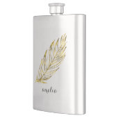 Imitats Gold Foil Metallic Feather Flachmann (Links)