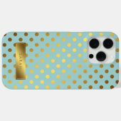 Imitats Gold Foil Polka Dots Muster Personalisiert Case-Mate iPhone Hülle (Rückseite (Horizontal))