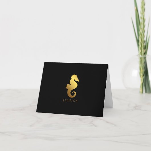 Imitats Gold Foil Seepferd (Vorderseite)